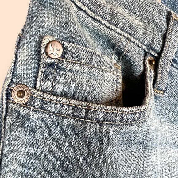 EDDIE BAUER Boyfriend Jean Shorts in Light Blue Women's Size 0 - Picture 6 of 13